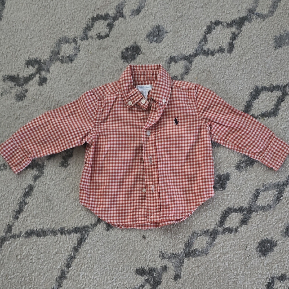 Ralph Lauren Kids Checkered Button Down Shirt